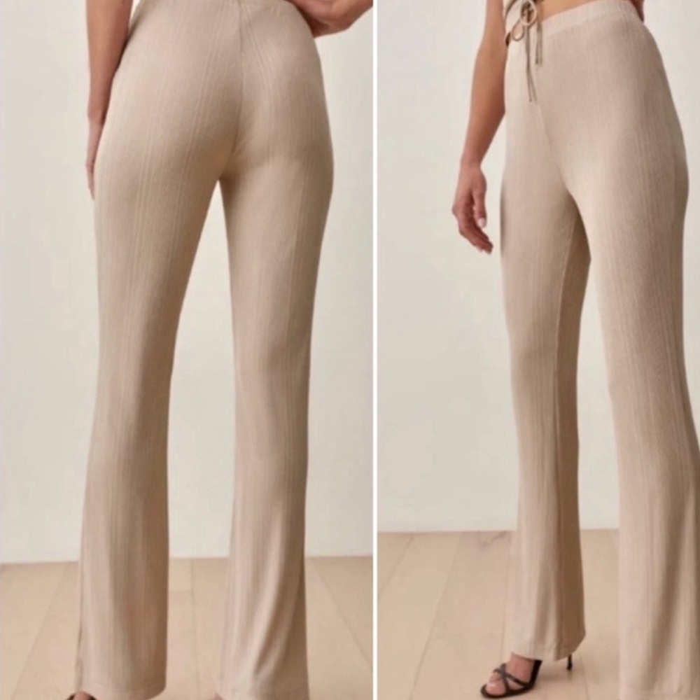 Reformation Brendan high waisted stretch pants L